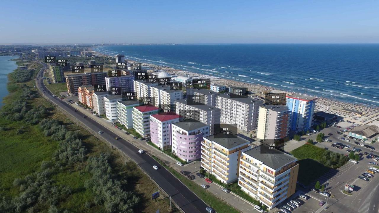 Mamaia Summerland Seaview Apartment Bagian luar foto